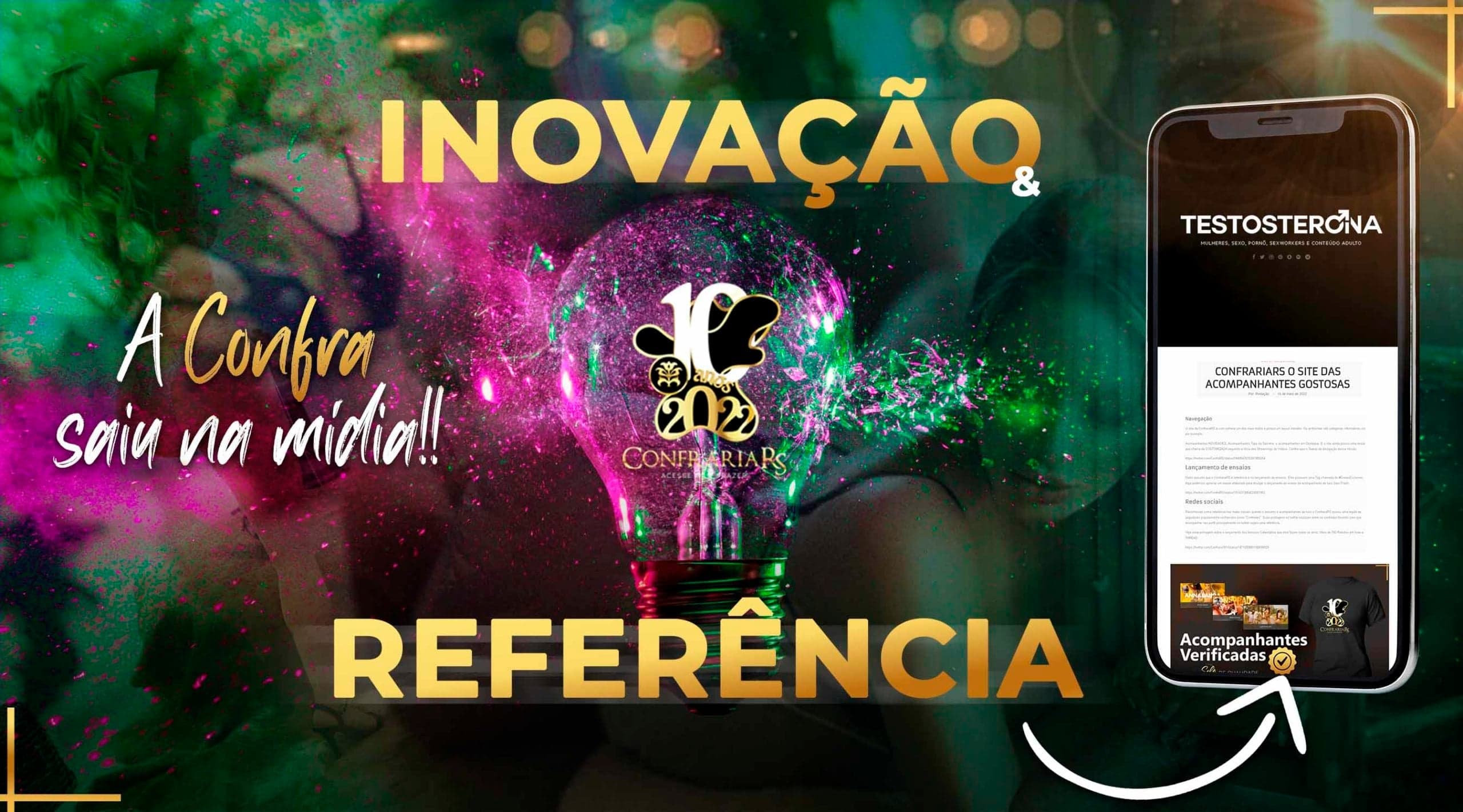 Site ConfrariaRS: inovação e referência!