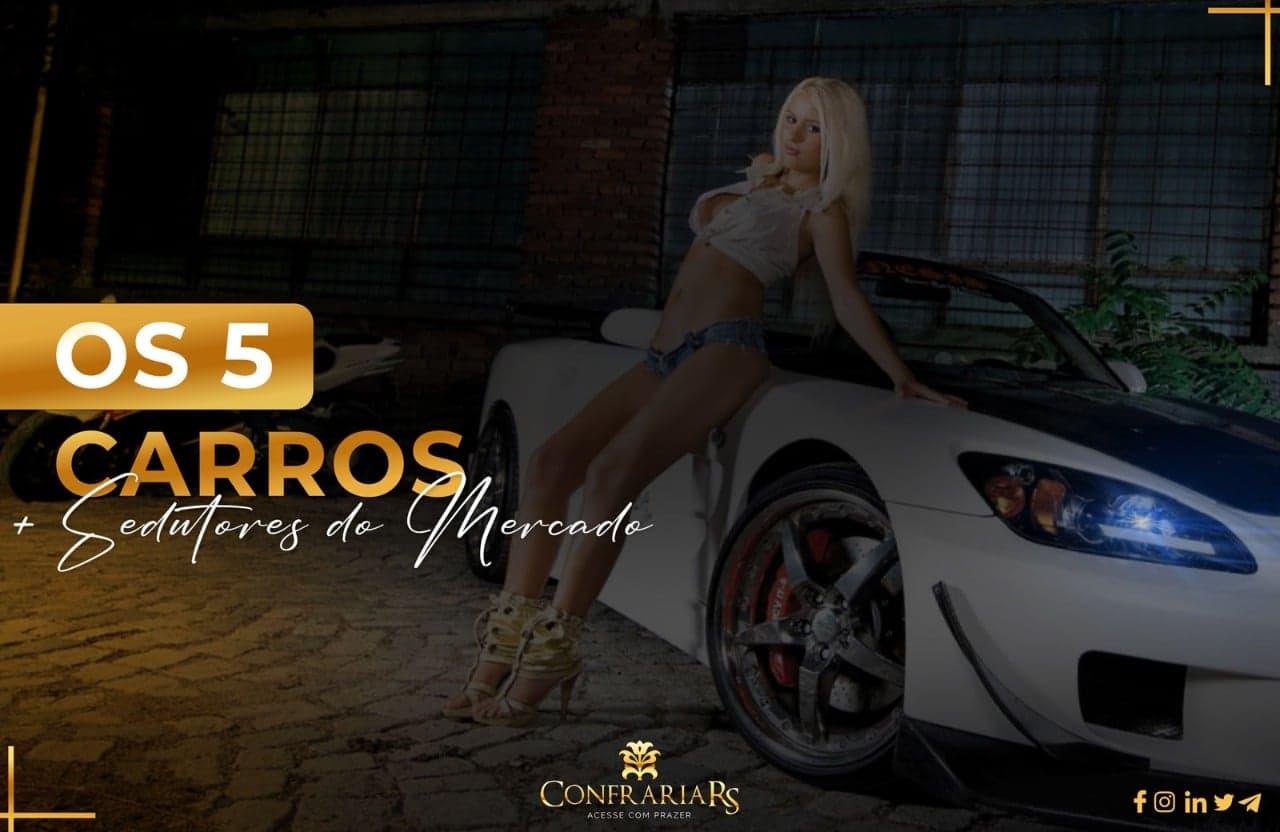 Motorizado e sensual: Os 5 carros mais sedutores do mercado