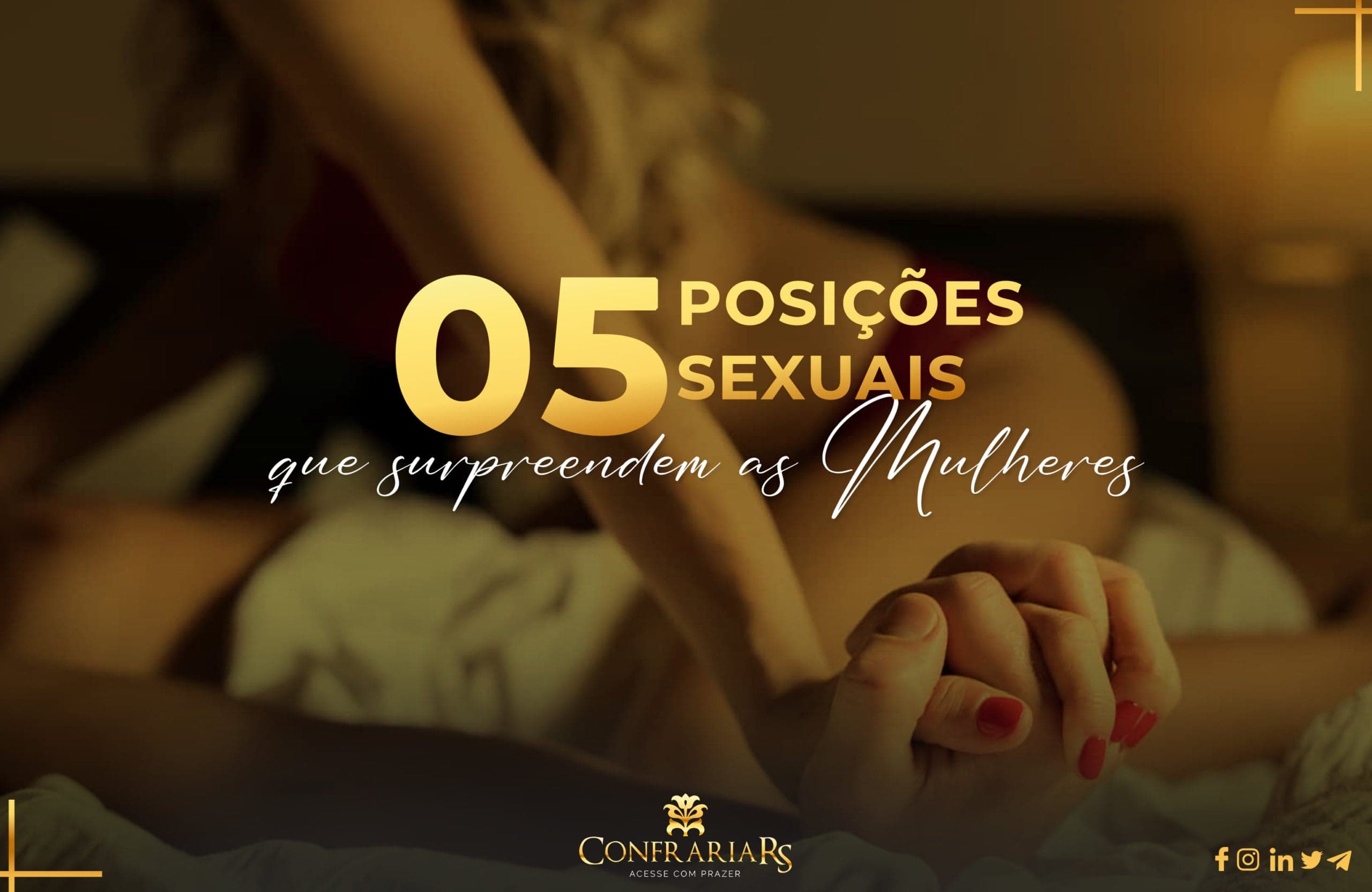 Novidade na cama: As 5 posições sexuais que surpreendem as mulheres